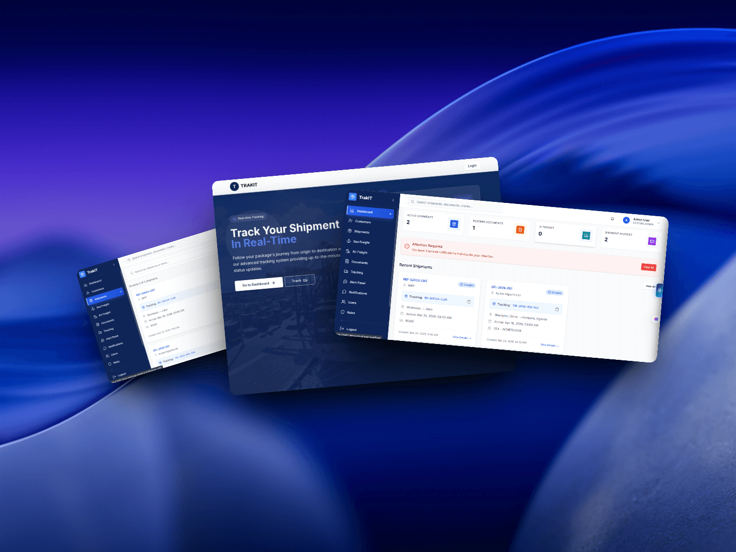 Trakit logistics and fleet tracking platform